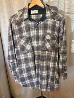 Vintage Pendleton High Grade Western Wear Quilted Shirt Jacket